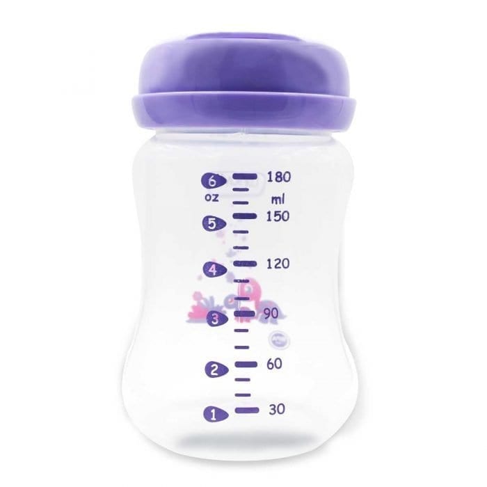 wide neck breast milk storage bottles